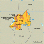 Map of Rwanda