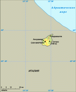 Map of San Marino