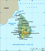 Map of Sri Lanka