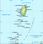 Map of St. Vincent & the Grenadines