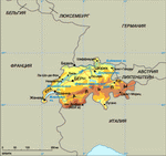 Map of Switzerland