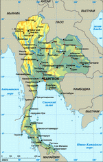 Map of Thailand