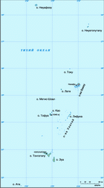 Map of Tonga