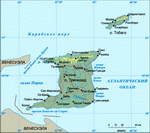 Map of Trinidad & Tobago