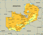 Map of Zambia