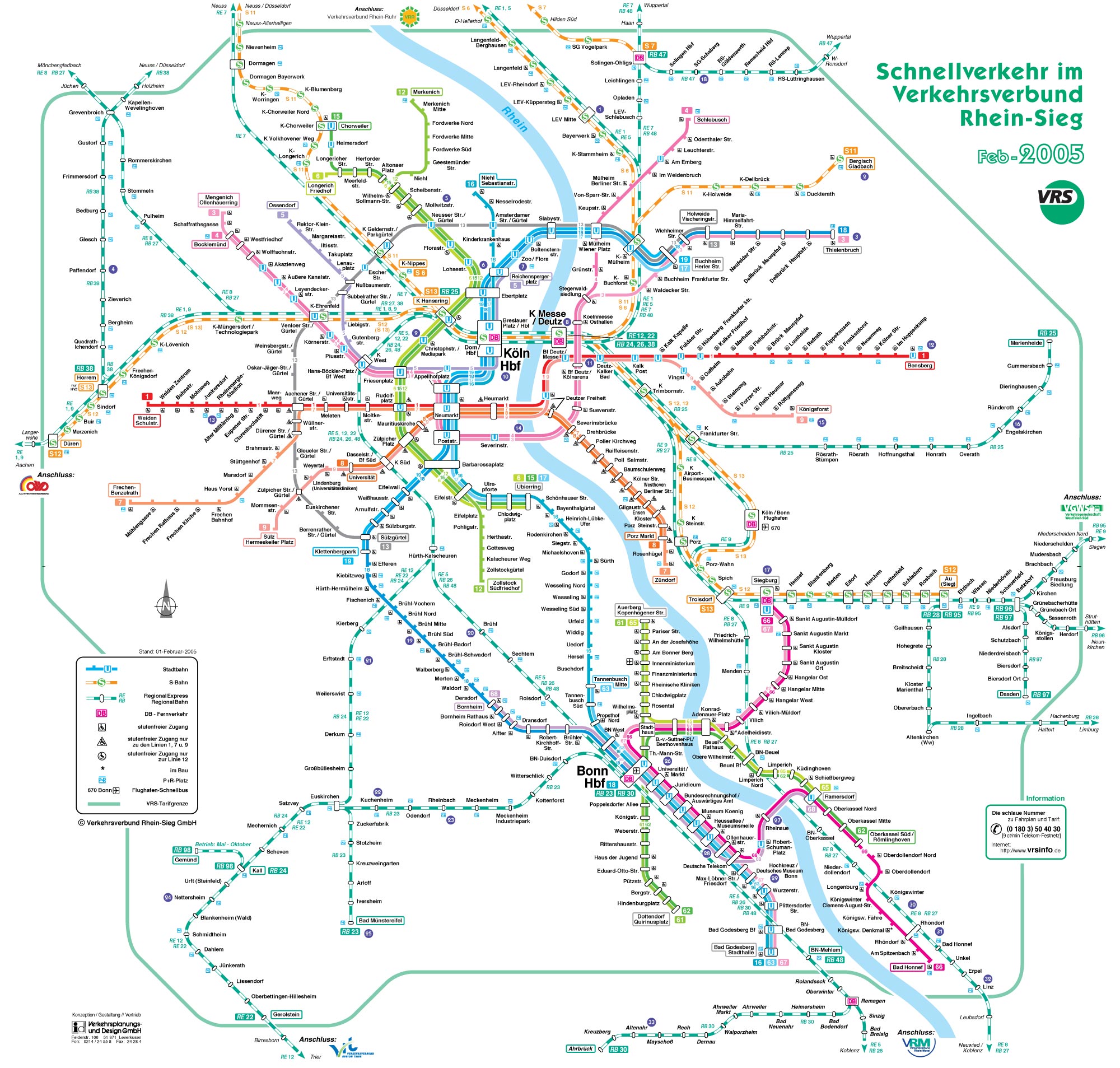 Metro map of Cologne