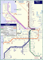 Metro map of Adelaide