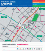 Metro map of Atlanta