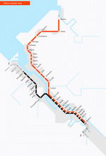 Metro map of Bilbao