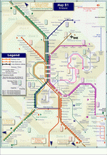 Metro map of Brisbane