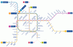 Metro map of Brussels