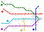 Metro map of Buenos Aires