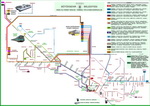 Metro map of Bursa