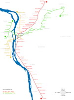 Metro map of Cairo