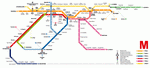 Metro map of Caracas