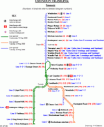 Metro map of London (Croydon)