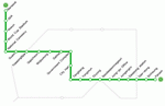 Metro map of Daejeon