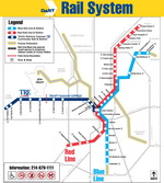 Metro map of Dallas