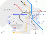 Metro map of Delhi