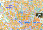Metro map of Donetsk