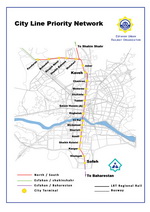 Metro map of Isfahan