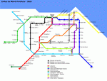 Metro map of Fortaleza