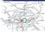 Metro map of Frankfurt