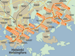 Metro map of Helsinki