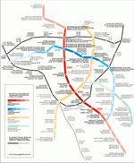 Metro map of Kazan