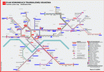 Metro map of Krakow