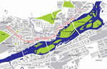 Metro map of Krasnoyarsk