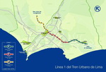 Metro map of Lima