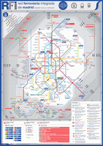 Metro map of Madrid