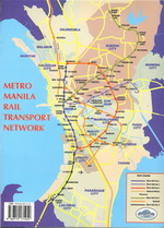 Metro map of Manila