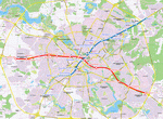 Metro map of Minsk 