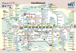 Metro map of Munich