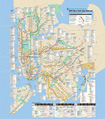 Metro map of New York