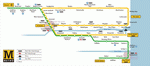 Metro map of Newcastle