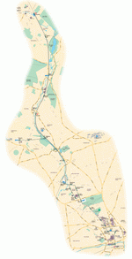 Metro map of Nottingham