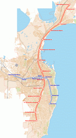 Metro map of Odessa