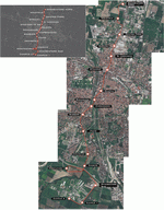 Metro map of Parma