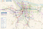 Metro map of Portland