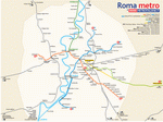 Metro map of Roma