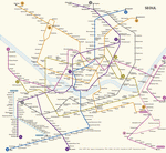 Metro map of Seoul