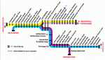 Metro map of Sheffield