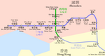 Metro map of Shenzhen