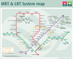 Metro map of Singapore