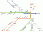 Metro map of Stockholm