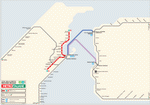 Metro map of Citta dello Stretto