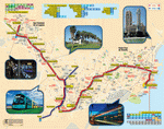 Metro map of Tenerife